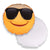 Coussin smiley "lunettes soleil"-1cafe1chaise