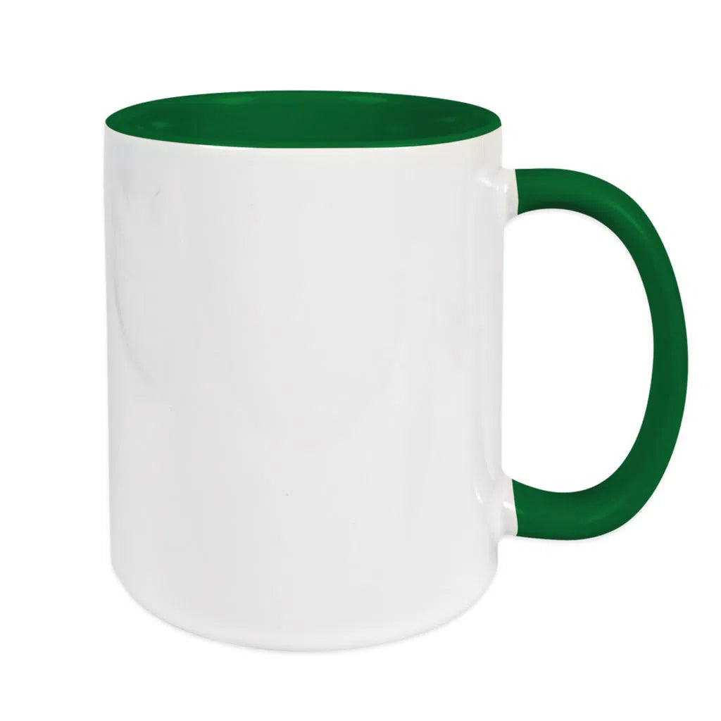 Mug bicolore Vert foncé-1cafe1chaise