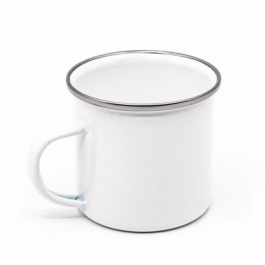 Mug métal émaillé blanc (grand modèle)-1cafe1chaise