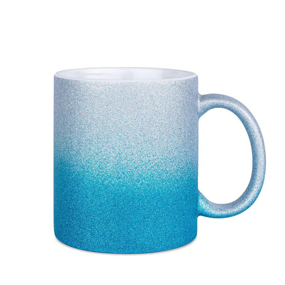 Mug paillettes bicolore Bleu et blanc-1cafe1chaise