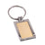 Porte-clés métal simple rectangulaire (jaune2)-1cafe1chaise