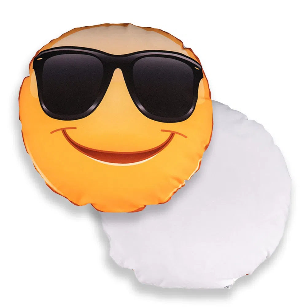 Coussin smiley &quot;lunettes soleil&quot;-1cafe1chaise