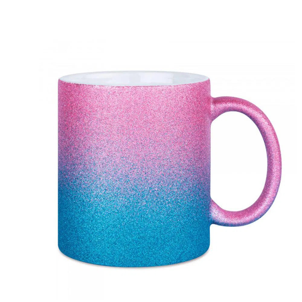 Mug paillettes bicolore Bleu et violet-1cafe1chaise