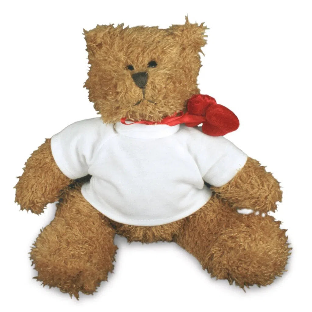 Peluche Hardy, l&#39;ours brun avec ses petits coeurs-1cafe1chaise