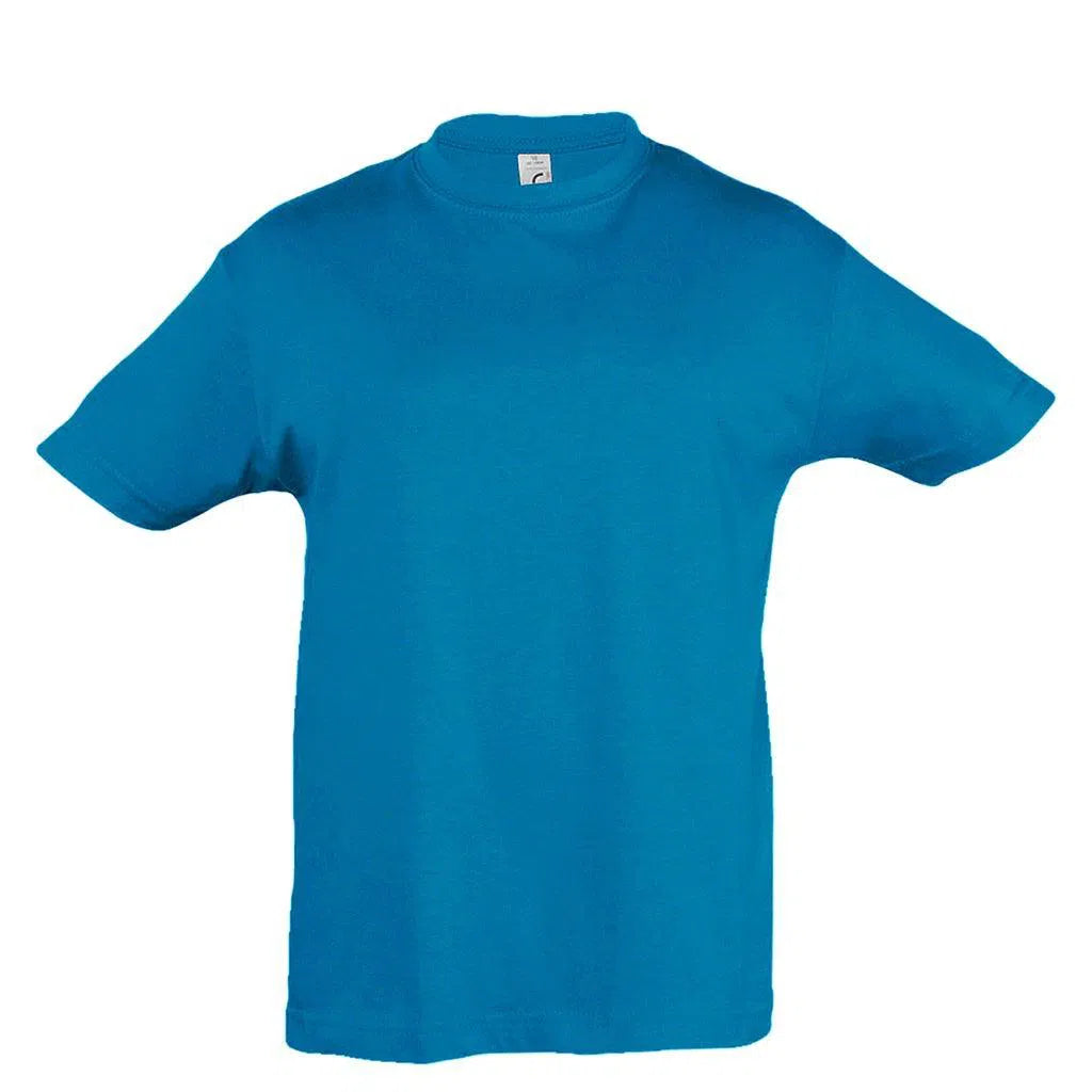 T-shirt enfant 150gr - aqua-1cafe1chaise