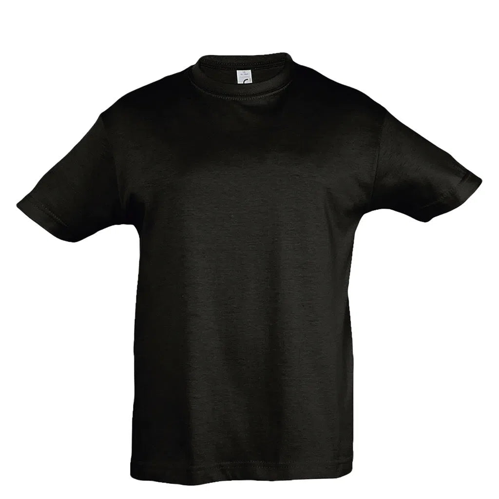 T-shirt enfant 150gr - noir profond-1cafe1chaise