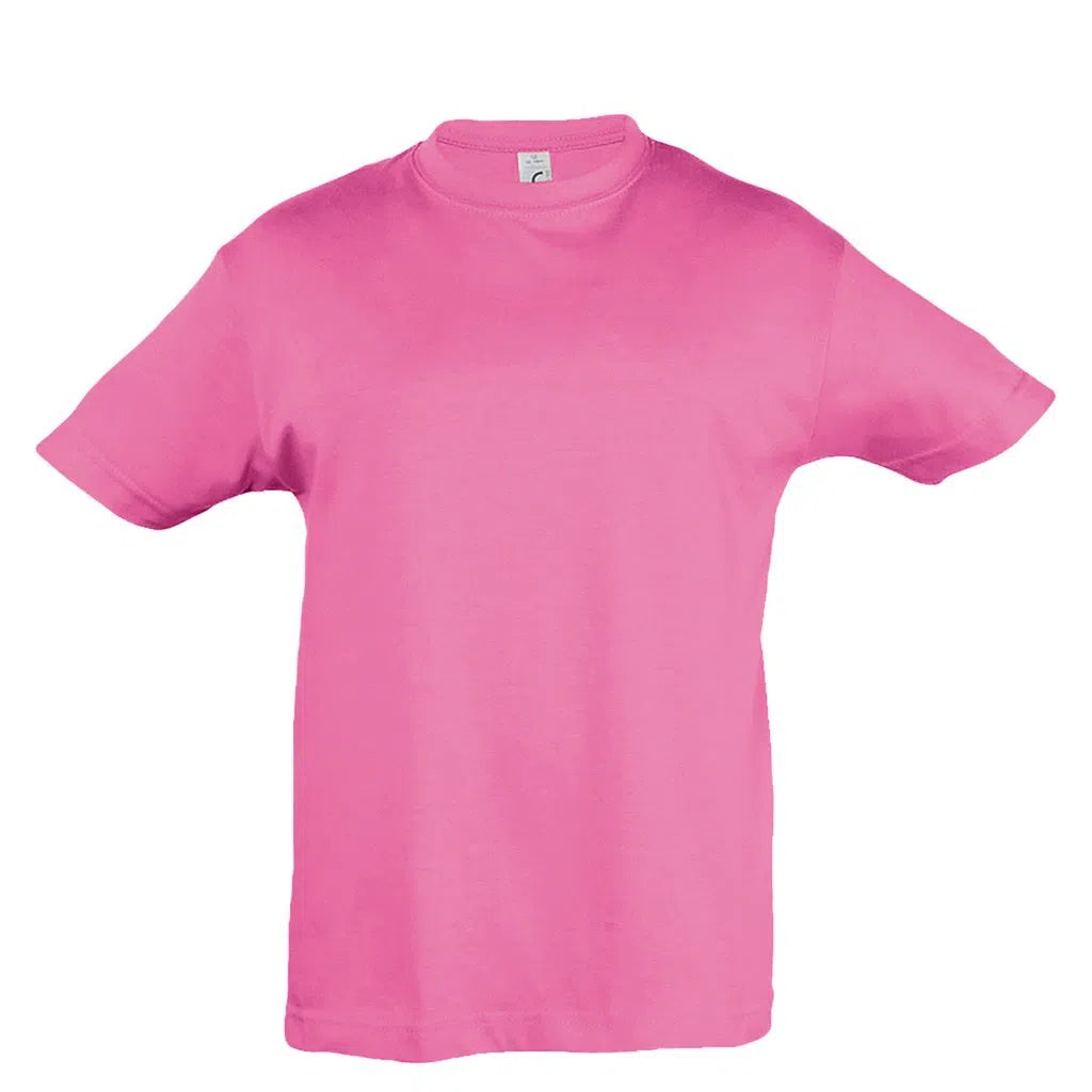 T-shirt enfant 150gr - rose orchidée-1cafe1chaise