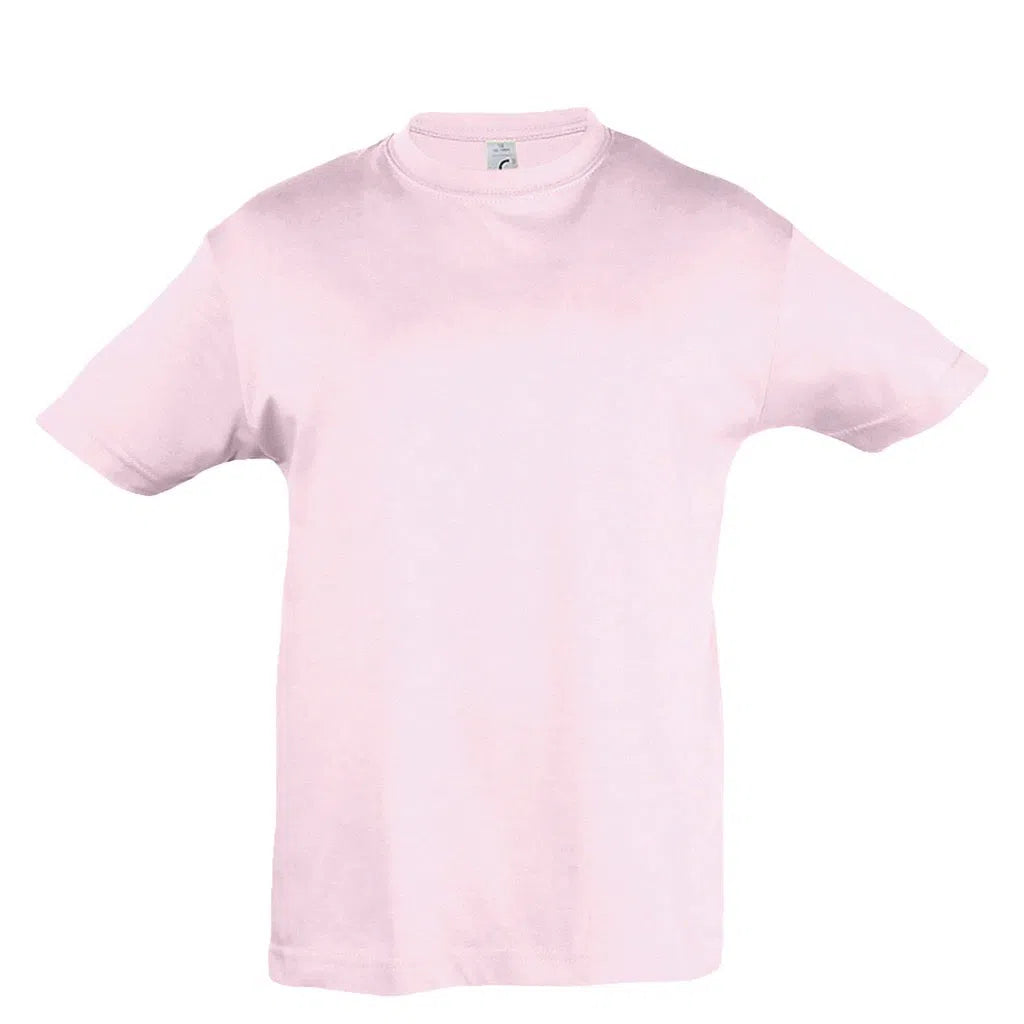 T-shirt enfant 150gr - rose pâle-1cafe1chaise