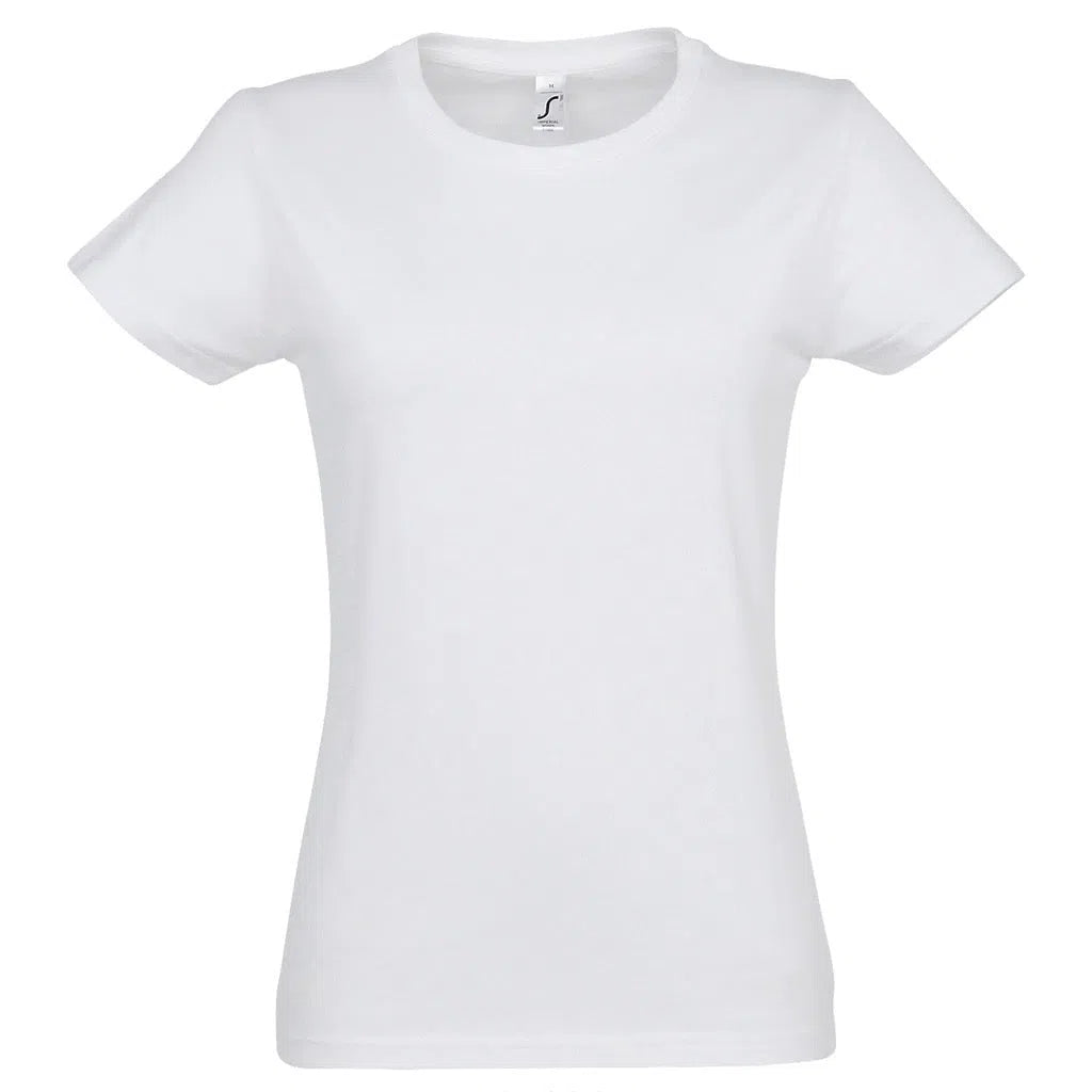 T-shirt femme 190gr - blanc-1cafe1chaise