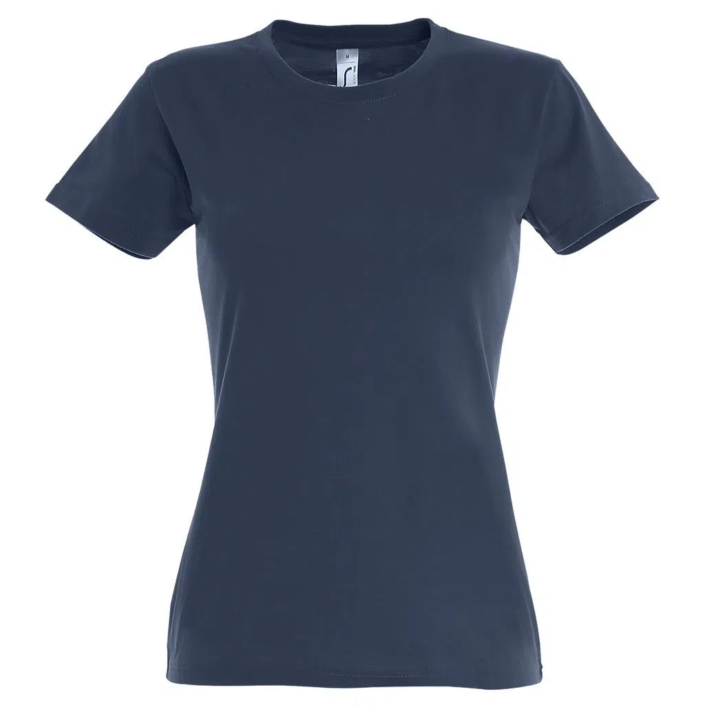 T-shirt femme 190gr - denim-1cafe1chaise