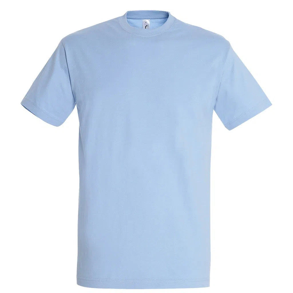 T-shirt homme 190gr - bleu ciel-1cafe1chaise