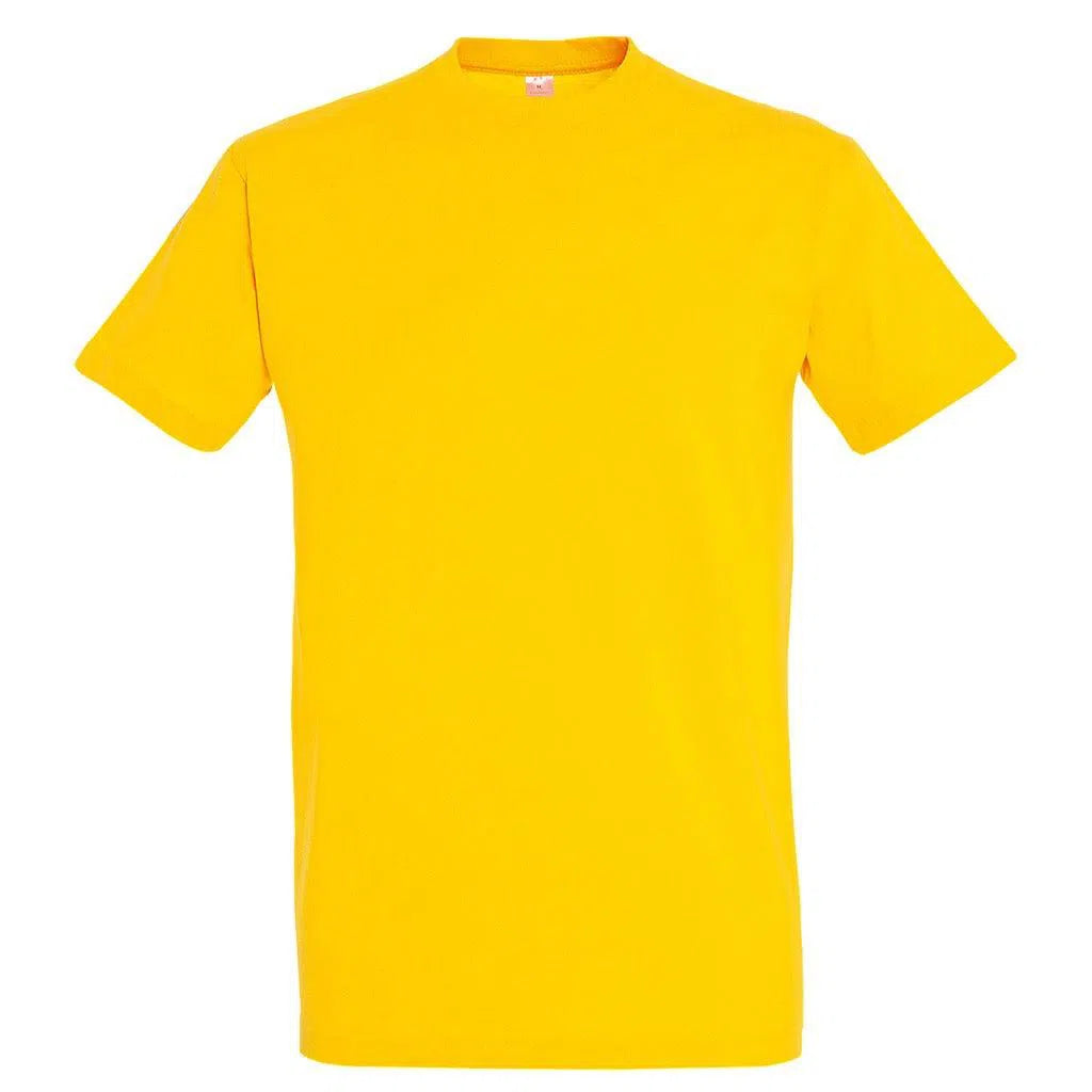 T-shirt homme 190gr - jaune-1cafe1chaise