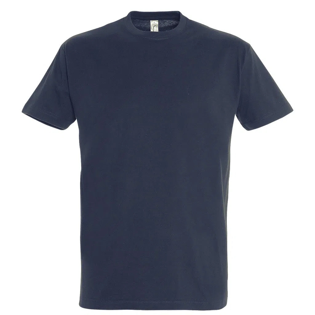 T-shirt homme 190gr - marine-1cafe1chaise