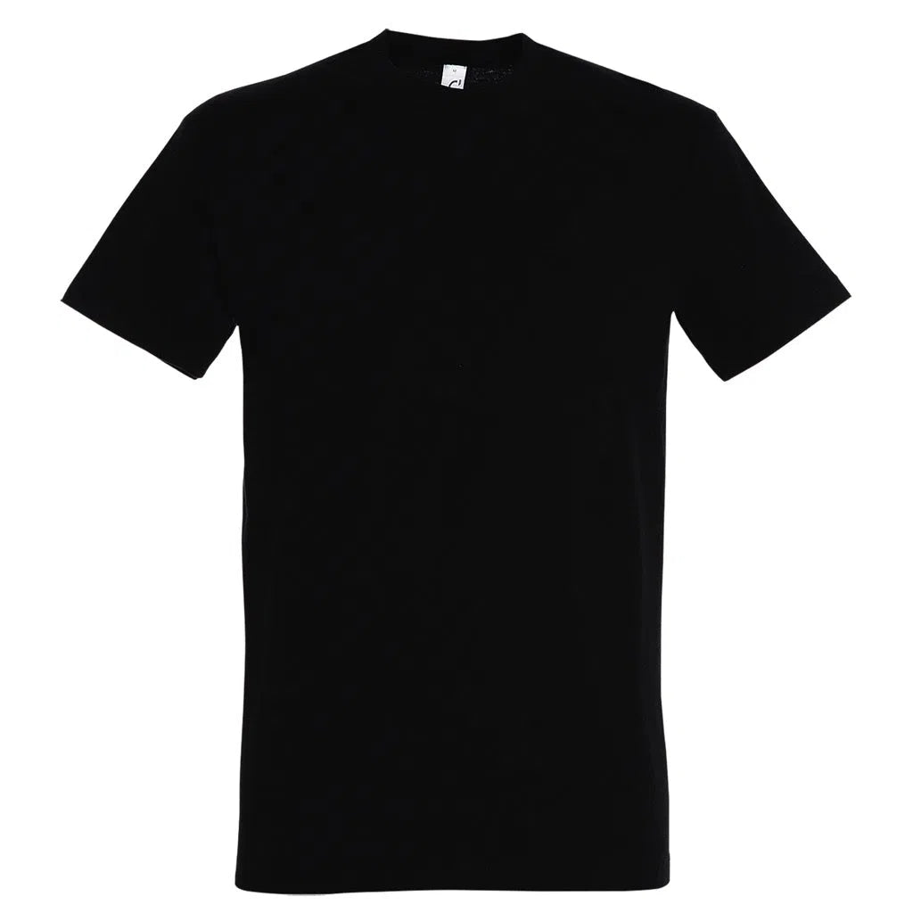 T-shirt homme 190gr - noir profond-1cafe1chaise