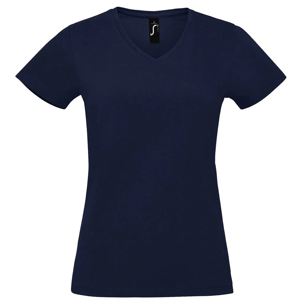 Tshirt femme col V Imperial V (02941)-1cafe1chaise