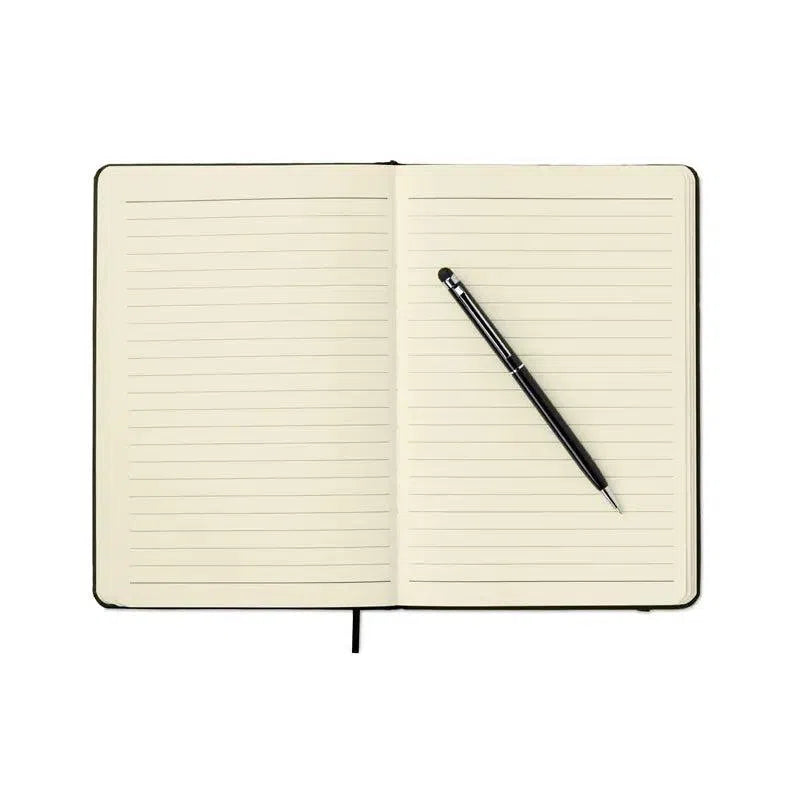 Carnet publicitaire format A5, avec stylo/stylet (SO)-1cafe1chaise