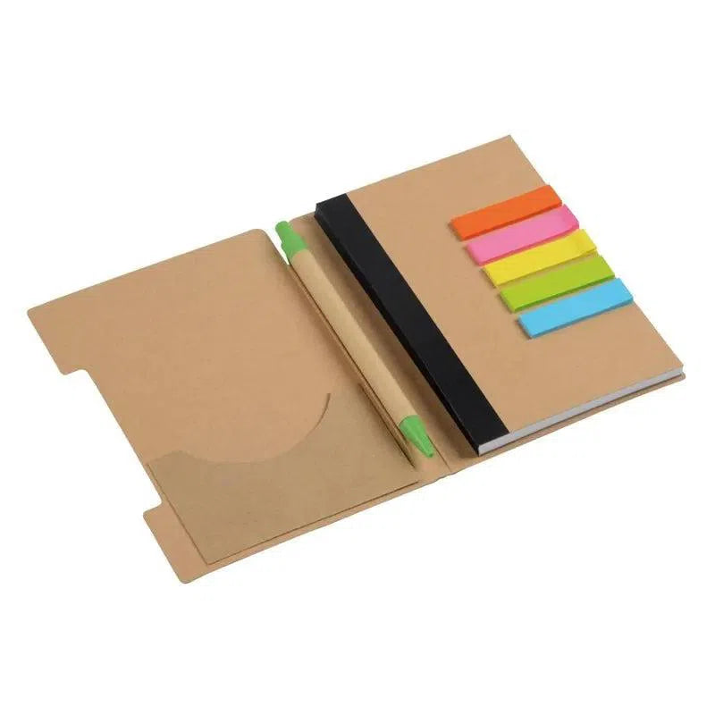 Carnet publicitaire marque-pages avec stylo (SO)-1cafe1chaise