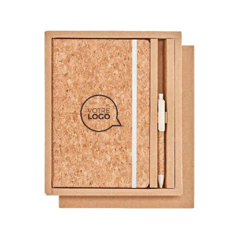 Coffret carnet et stylo en liège (SO)-1cafe1chaise