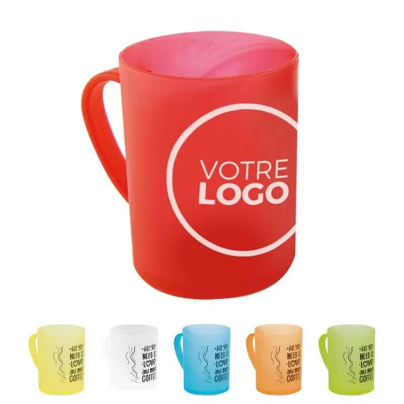 Mug publicitaire réutilisable 25 cl givré ou opaque (SO)-1cafe1chaise